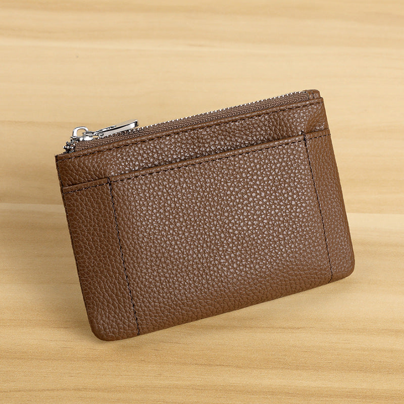 Premium Leather Zip Pocket Purse — product view 3