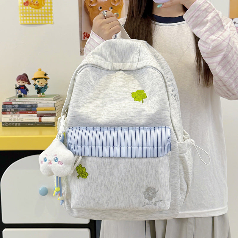 Playful Embroidered Casual Backpack LoungeYard — product view 1