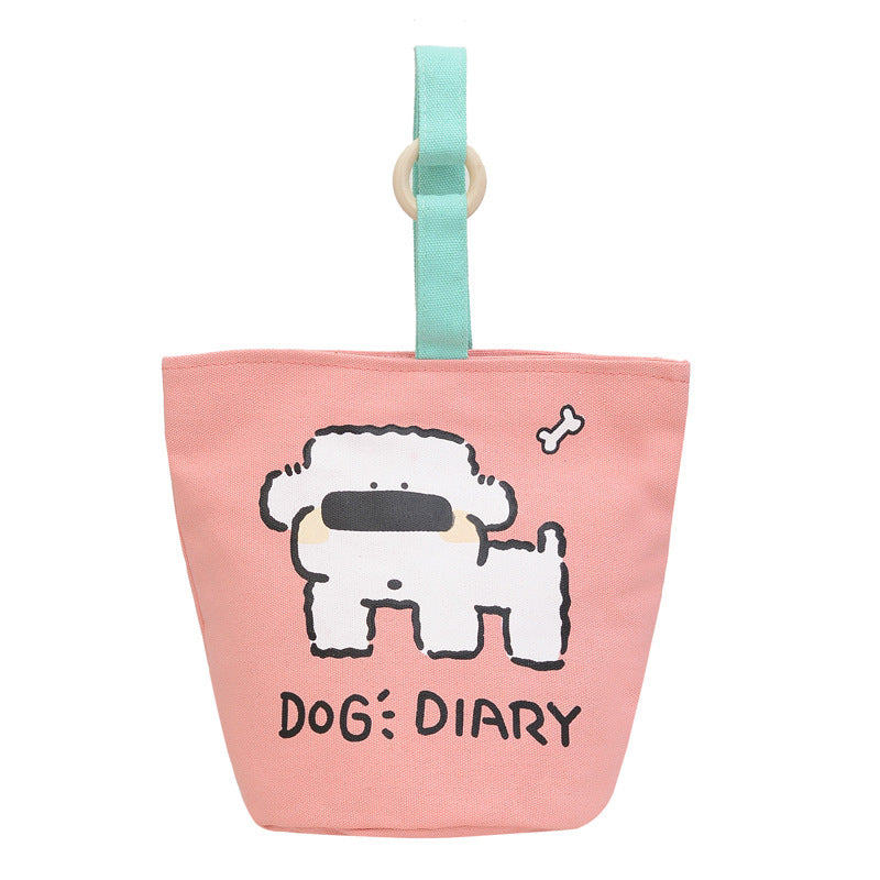 Cute Illustrated Canvas Tote — product view 3