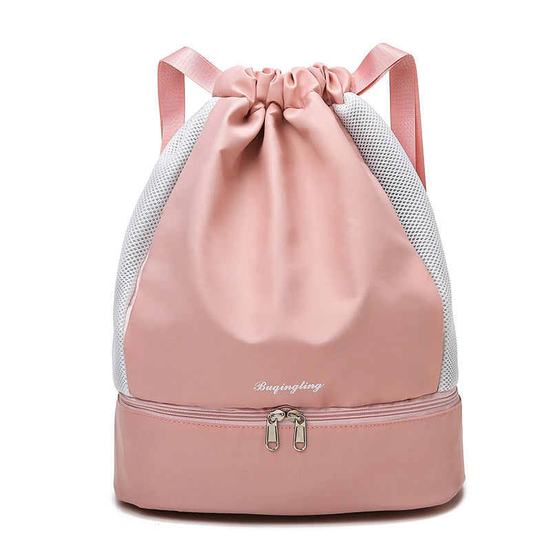Mesh Drawstring Sports Backpack — product view 4