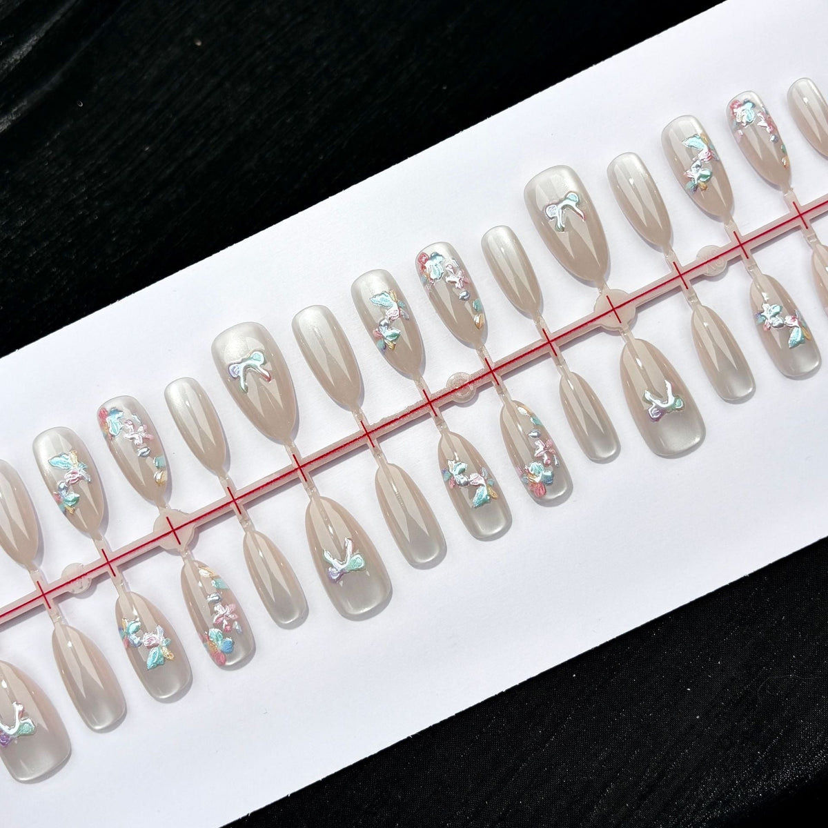 Decorative Butterfly Press-On Nail Set — product view 2