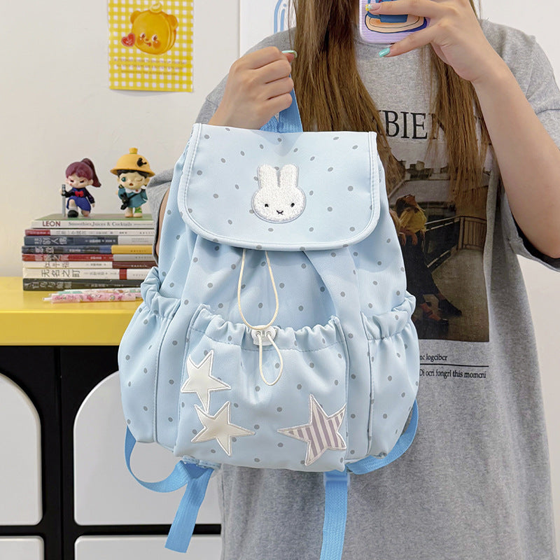 Playful Graphic Print Backpack LoungeYard 1791205578 — product view 1