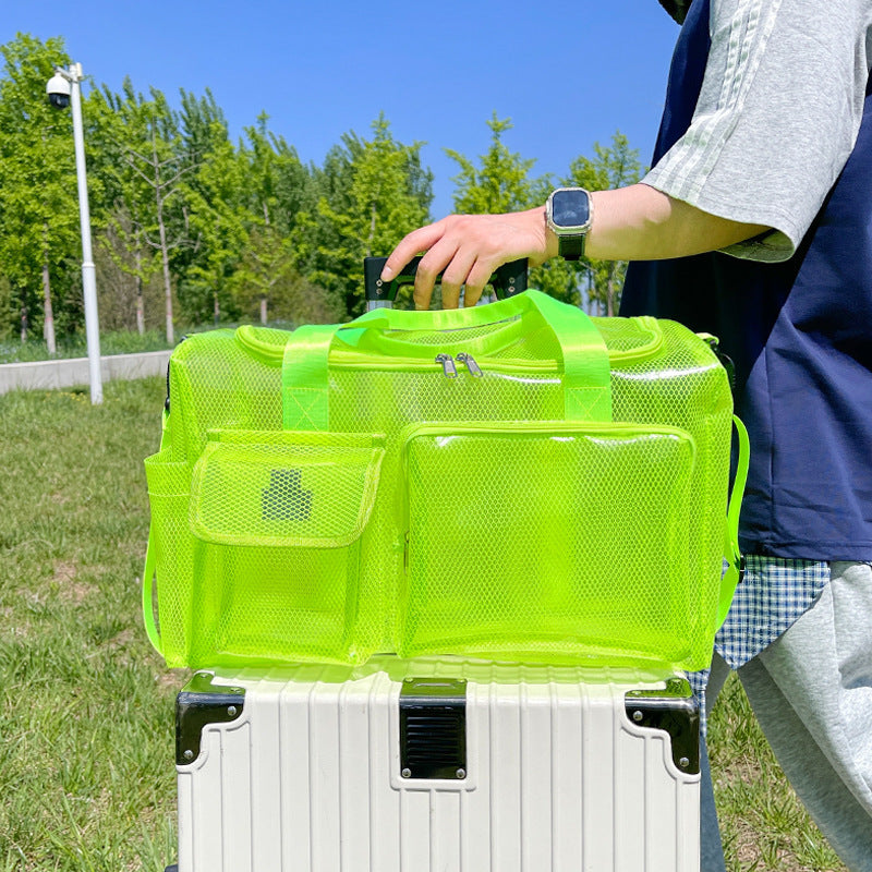 Transparent Gym and Travel Duffle — product view 1