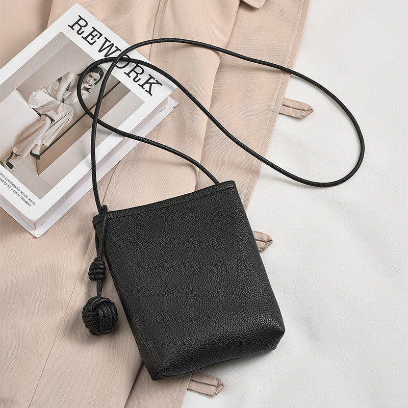 Crossbody Leather Mini Pouch LoungeYard — product view 7