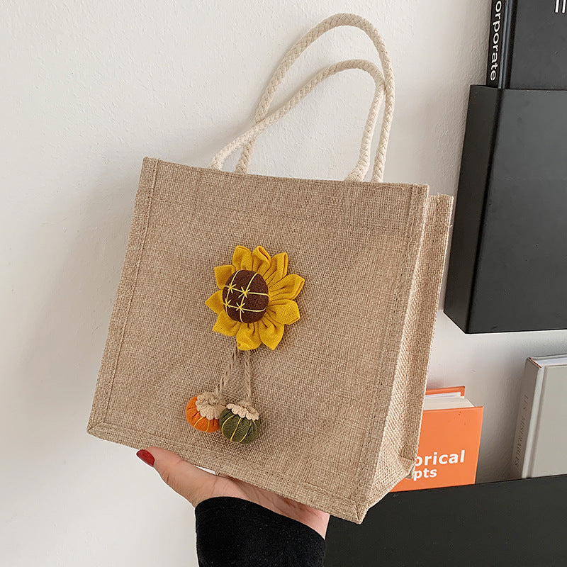 Decorative Floral Accent Handbag — product view 1