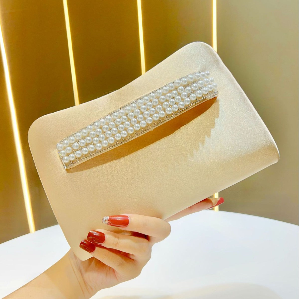 Pearl-Accented Evening Clutch — product view 6