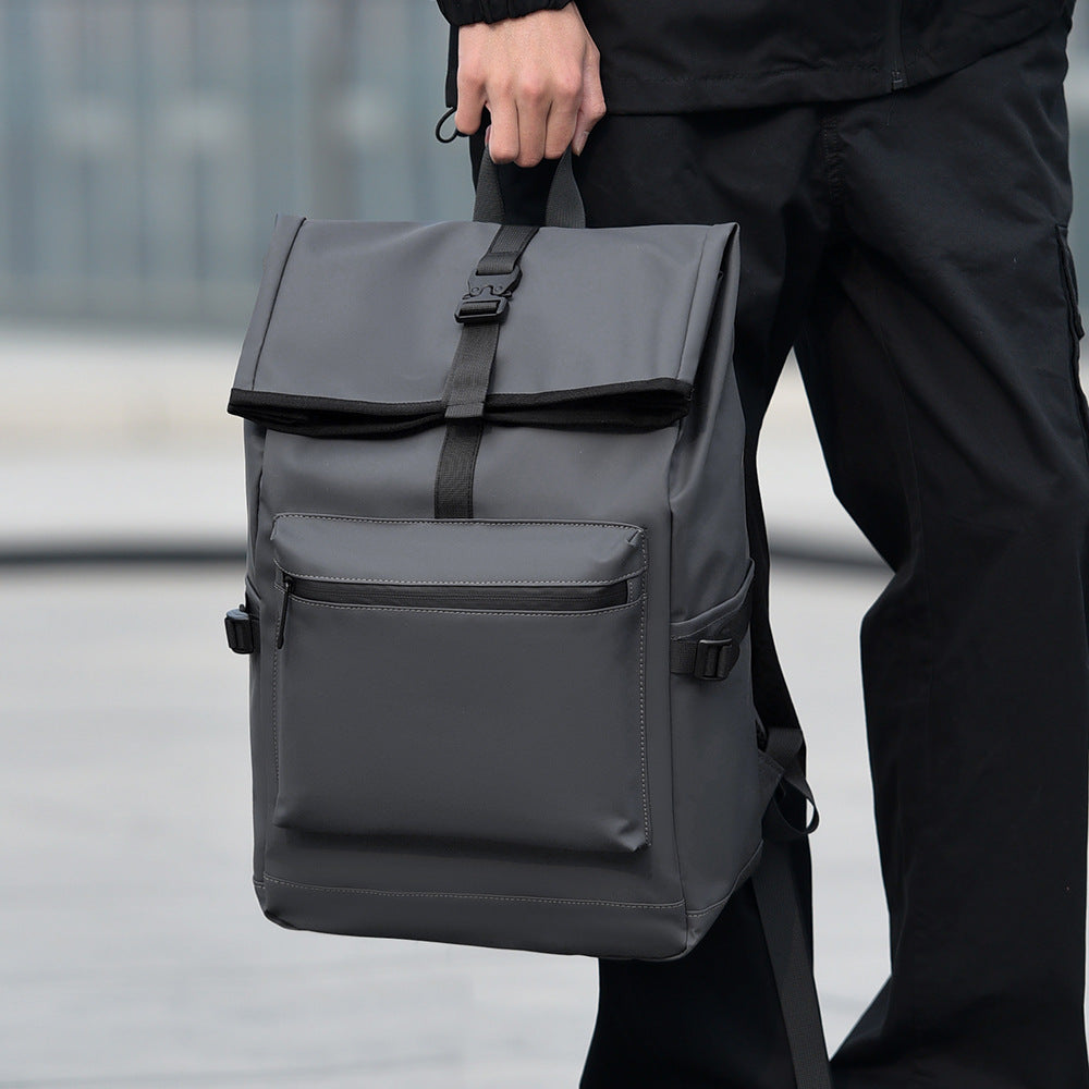Waterproof Roll-Top Backpack LoungeYard — product view 3