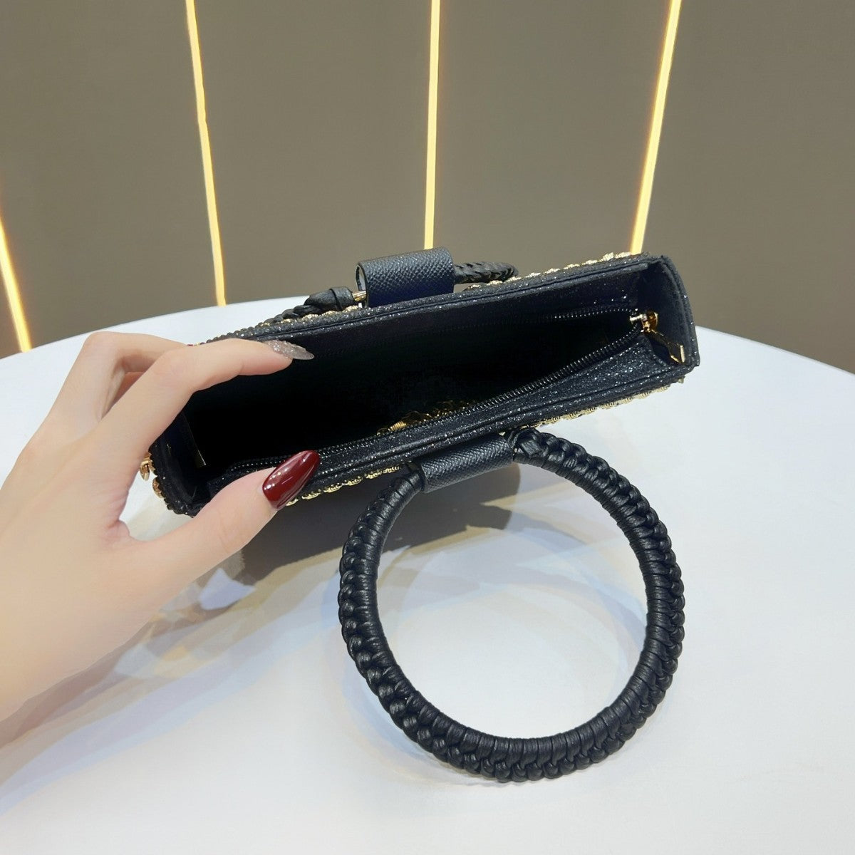 Handcrafted Decorative Evening Handbag — product view 3