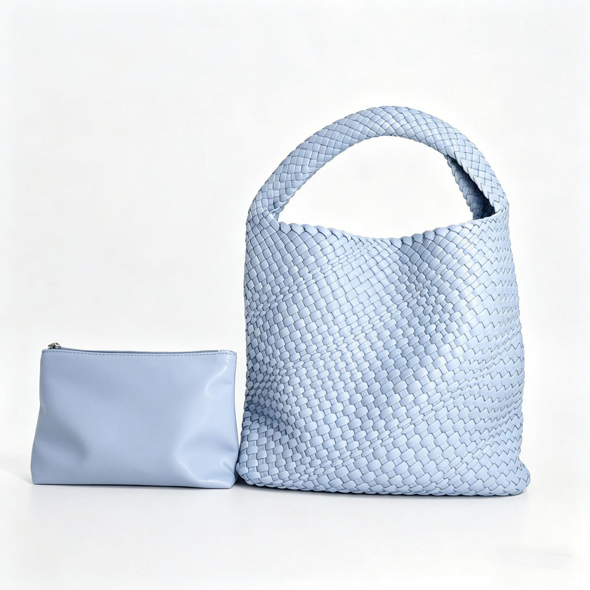Textured Braided Tote Bag LoungeYard — product view 4