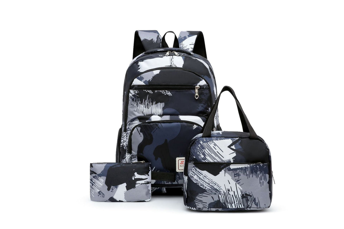 Trendier backpack with insulated lunch box and pencil case LoungeYard — product view 6