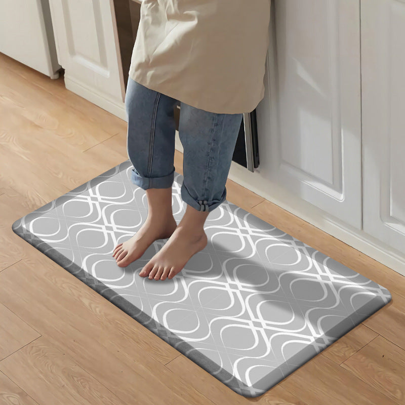 Geometric Pattern Kitchen Mat Set Bowlift — product view 2