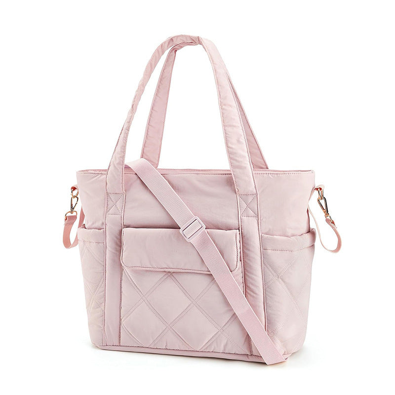 Elegant Quilted Tote Bag LoungeYard — product view 6
