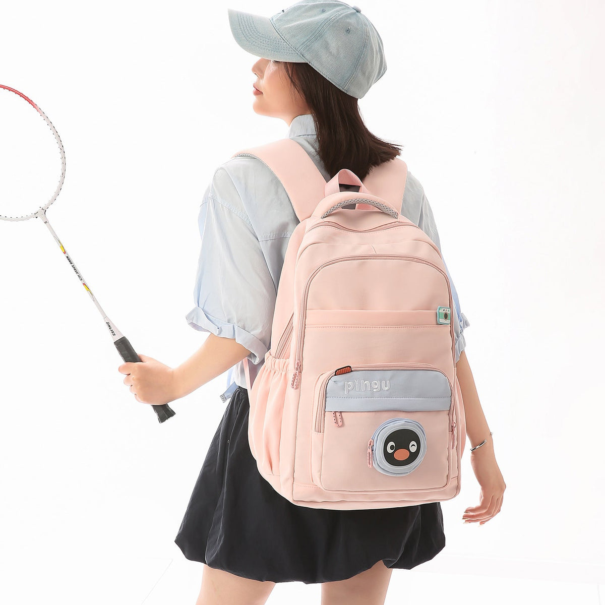 Cute Cartoon-Themed School Backpack LoungeYard — product view 1