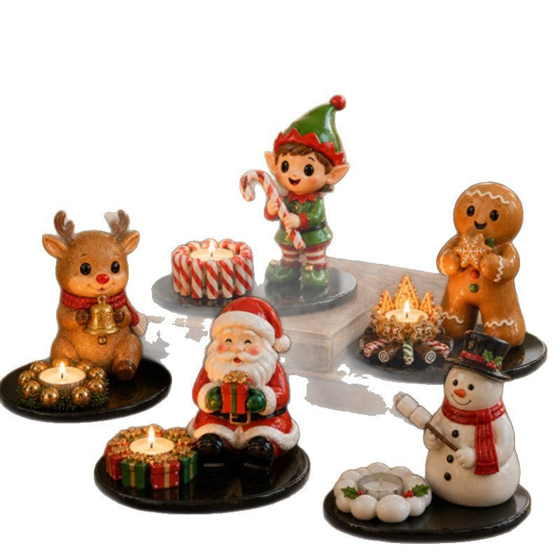 Decorative Christmas Santa Figurine Bowlift — product view 5