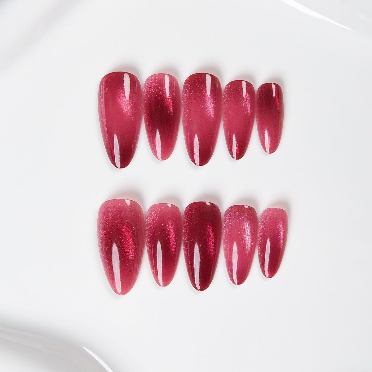 Iridescent Pointed Press-On Nail Set — product view 2