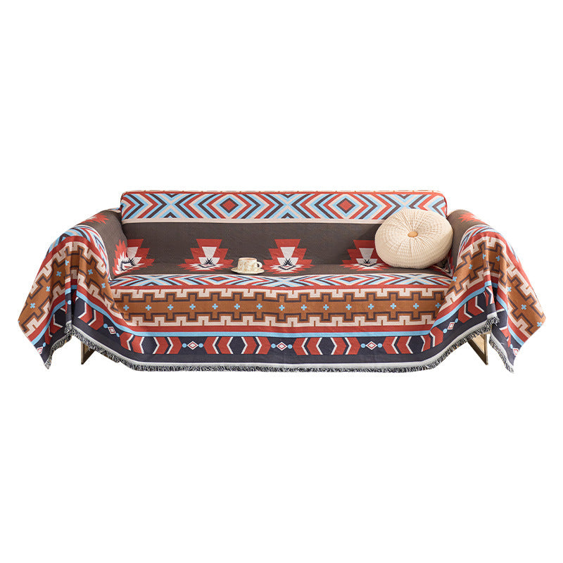 Geometric Patterned Throw Blanket — product view 5