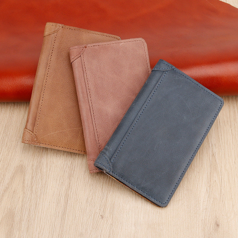 Vintage Leather Organizer Wallet LoungeYard — product view 1
