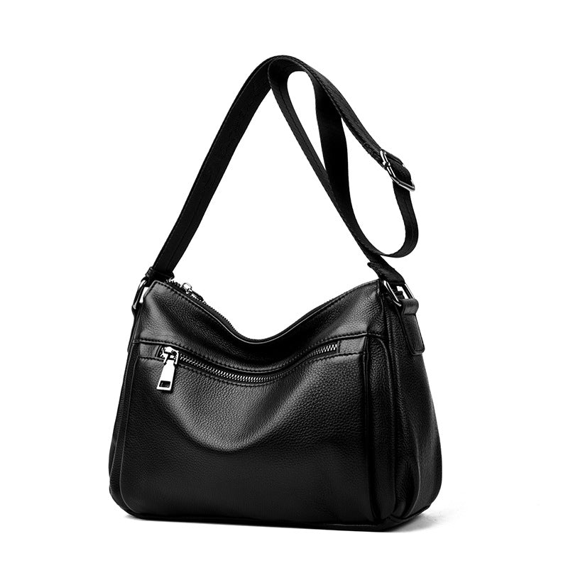 Textured Leather Crossbody Bag LoungeYard — product view 5