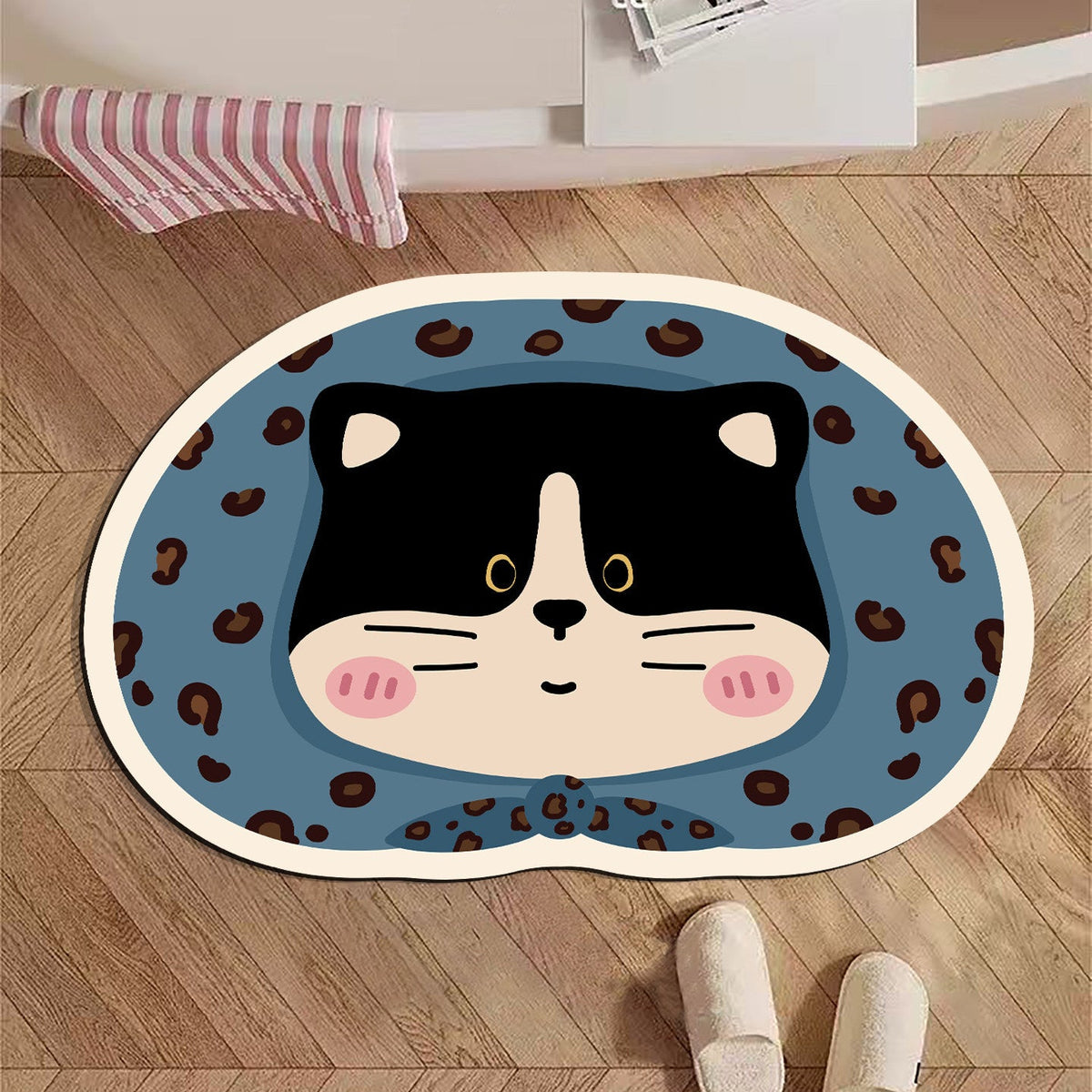 Panda-Themed Charming Bath Mat — product view 5