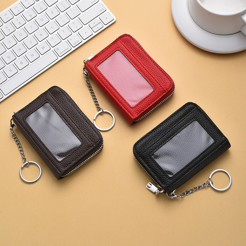 Textured Zip Around Card Holder LoungeYard — product view 1
