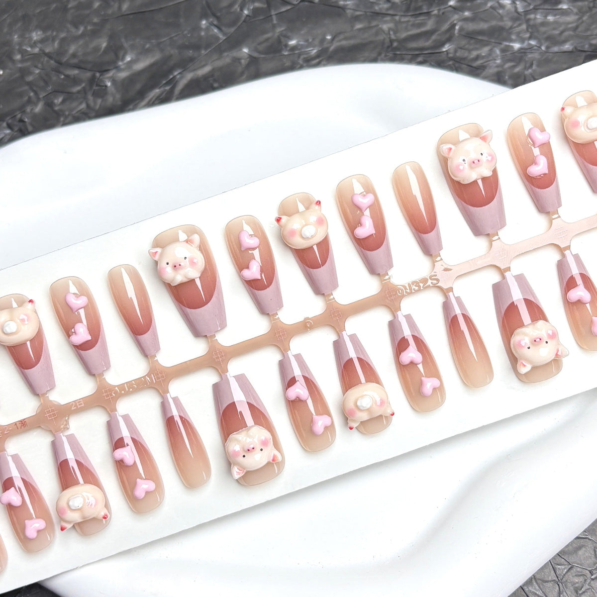 Charming Animal-Themed Press-On Nail Set — product view 3