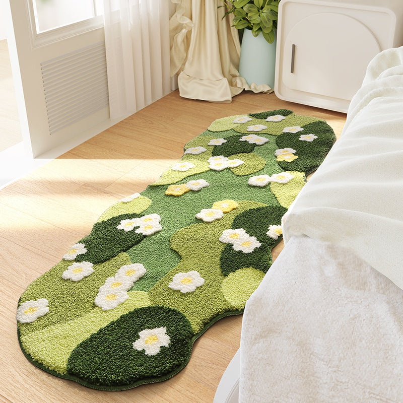 Plush Landscape Design Bath Rug — product view 2