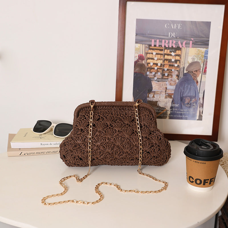 Handcrafted Macrame Shoulder Bag LoungeYard — product view 4
