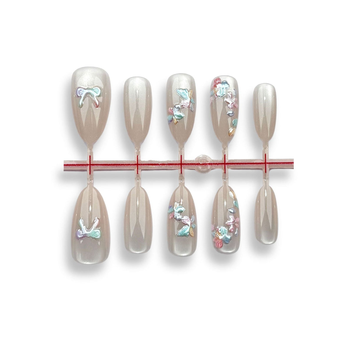 Decorative Butterfly Press-On Nail Set — product view 3
