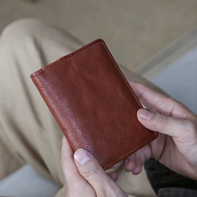 Premium Textured Leather Card Holder LoungeYard — product view 7