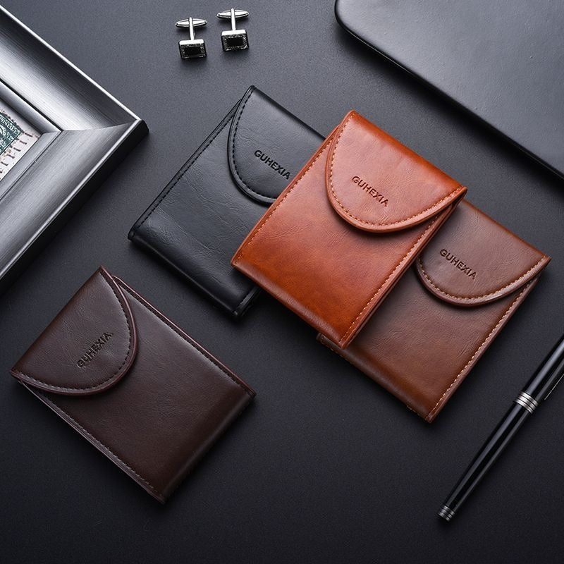 Premium Leather Card Holder LoungeYard — product view 2