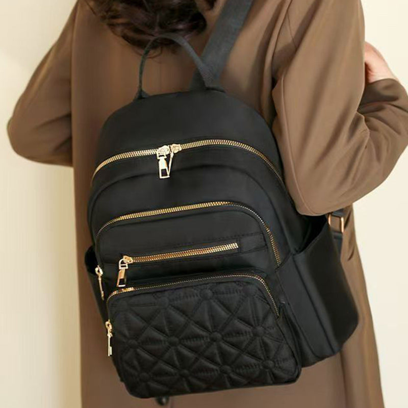 Women's Versatile Quilted Backpack LoungeYard — product view 4
