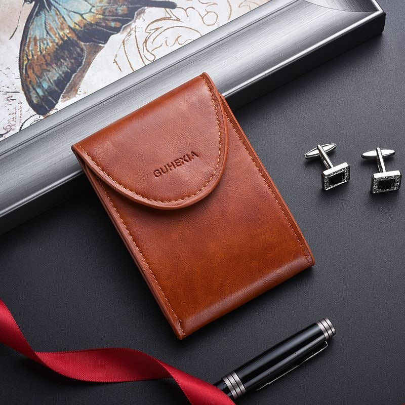 Premium Leather Card Holder LoungeYard — product view 6