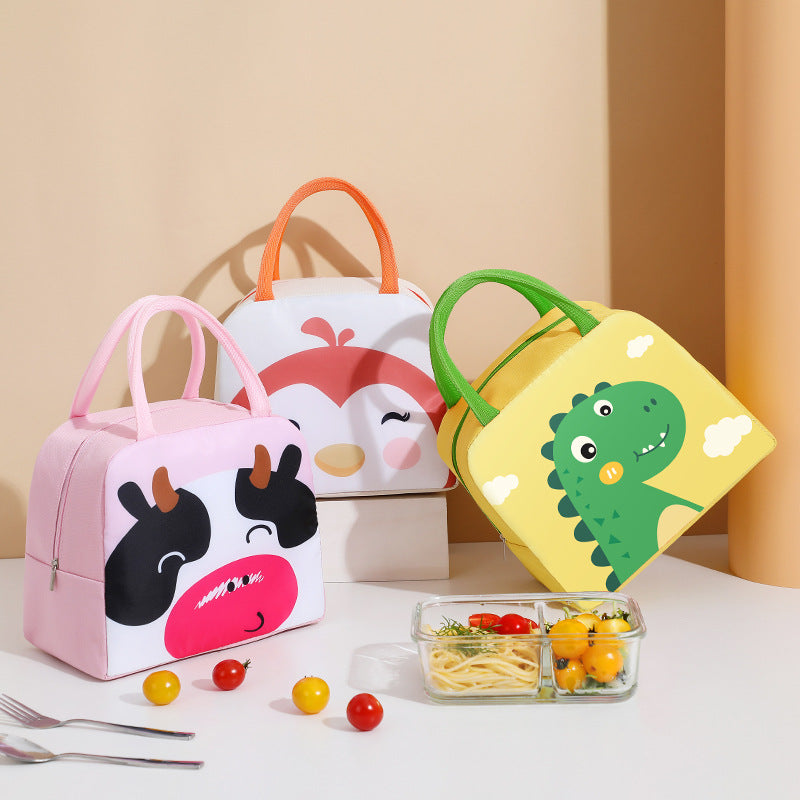Cute Cow-Themed Insulated Lunch Bag — product view 2