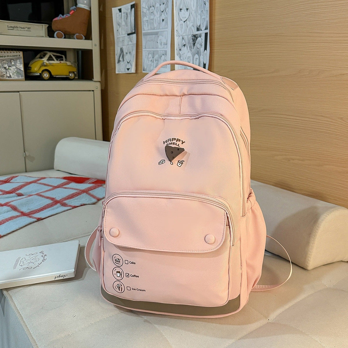 Playful Graphic Print Backpack — product view 3