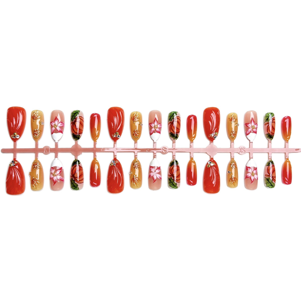 Artistic Floral Press-On Nail Collection 1790746013 — product view 3