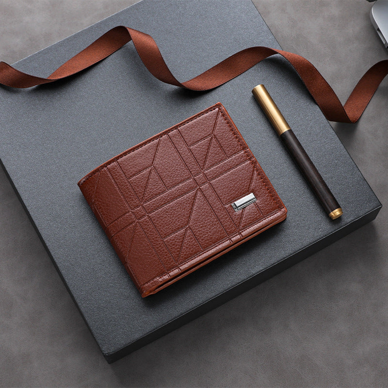 Textured Leather Passport Holder LoungeYard — product view 6