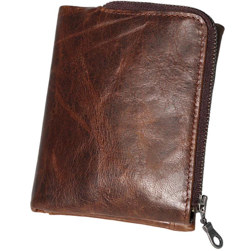 Zippered Leather Organizer Wallet LoungeYard — product view 2