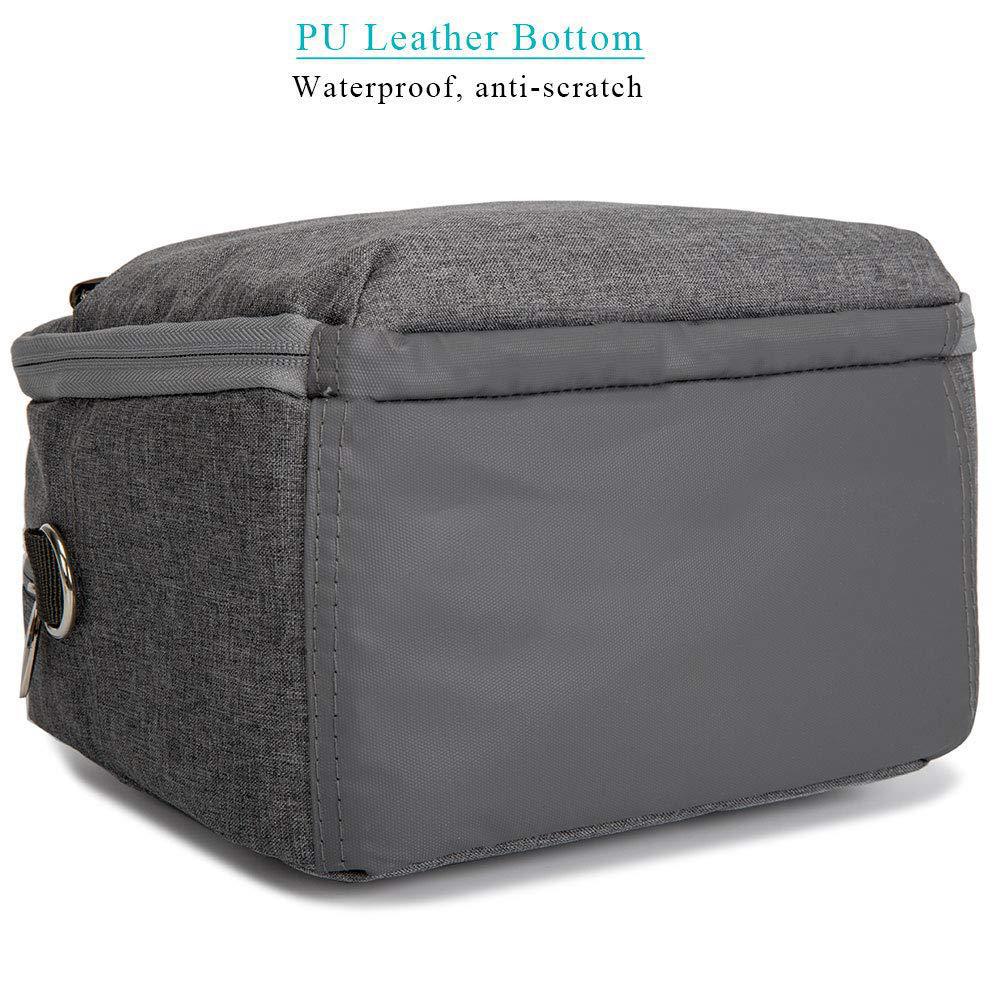 Unisex cooler bag with two opening types and insulating interior LoungeYard — product view 4