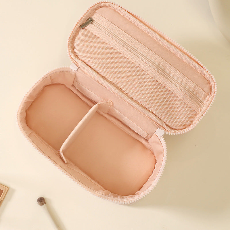 Textured Travel Makeup Case LoungeYard — product view 3