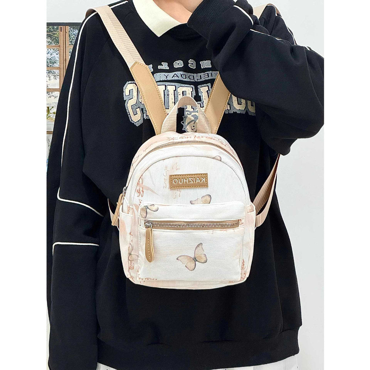 Patterned Mini Backpack LoungeYard — product view 4