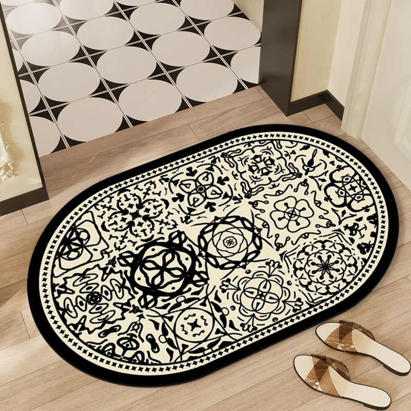 Artistic Patterned Bath Mat — product view 1