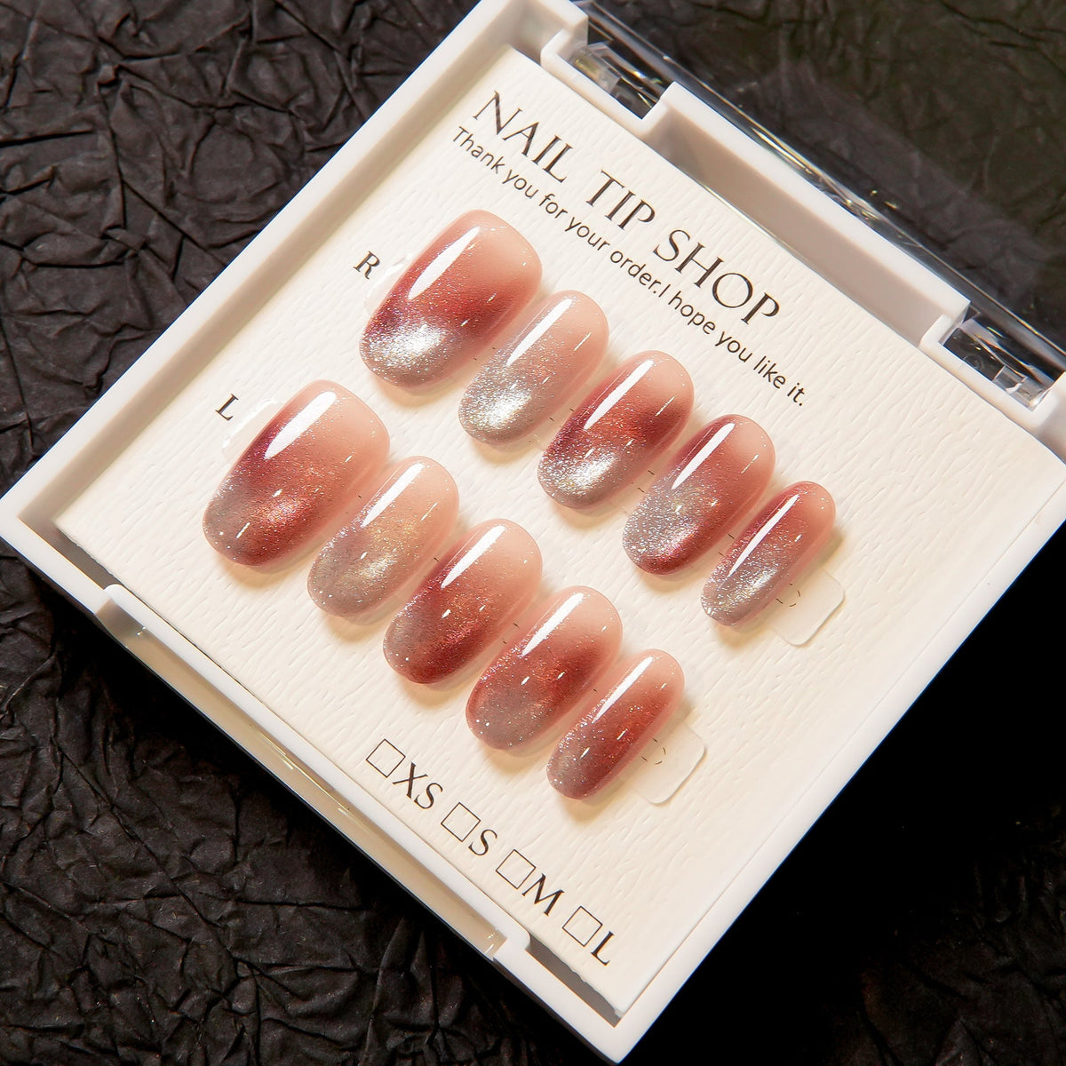 Ombre Glitter Press-On Nails — product view 6