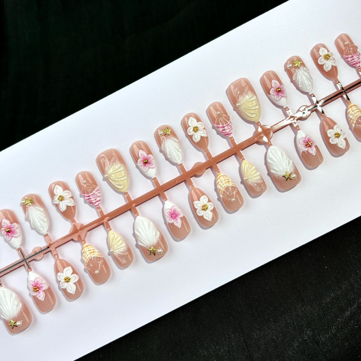 Floral Artwork Press-On Nail Set — product view 2