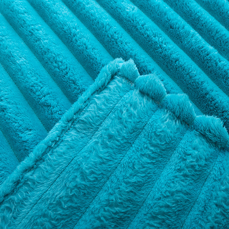 Women's Fluffy Blanket with Textured Design LoungeYard — product view 3