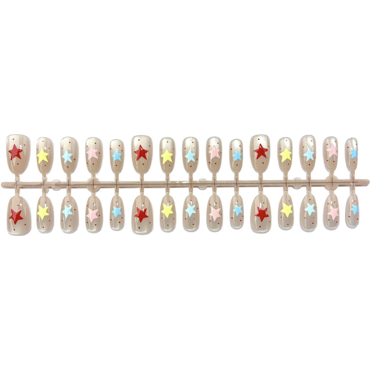 Artistic Star-Design Press-On Nail Set — product view 4