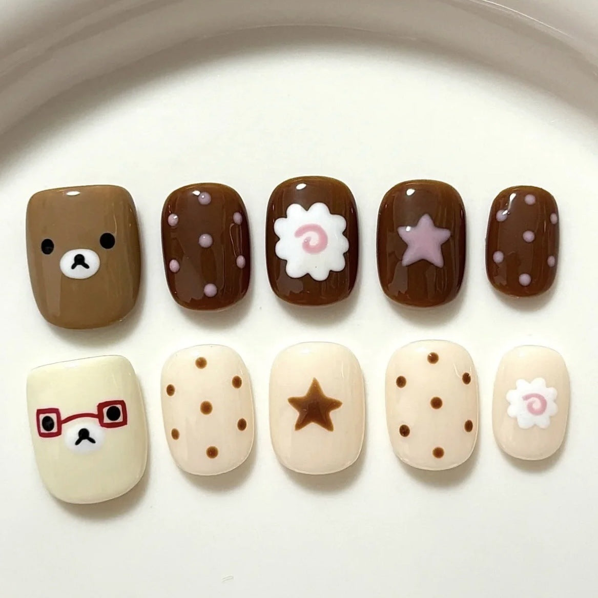 Creative Cartoon-Theme Press-On Nail Set — product view 2
