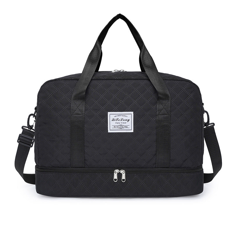 Quilted Multi-Compartment Travel Tote — product view 6