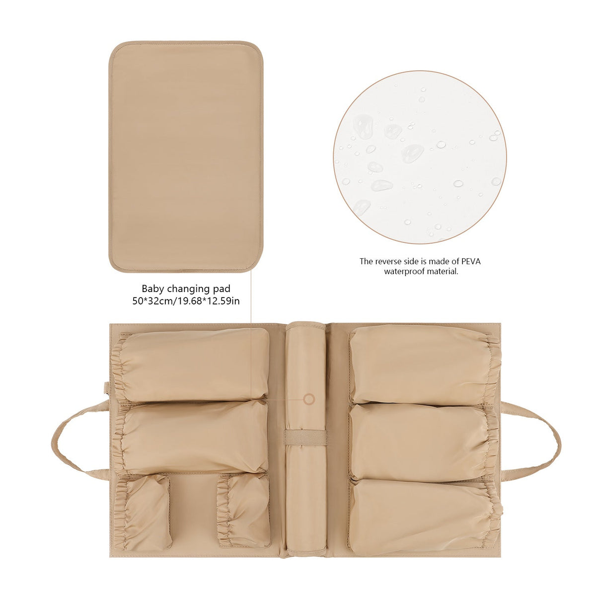 Practical shopping bag with multiple pockets LoungeYard — product view 4