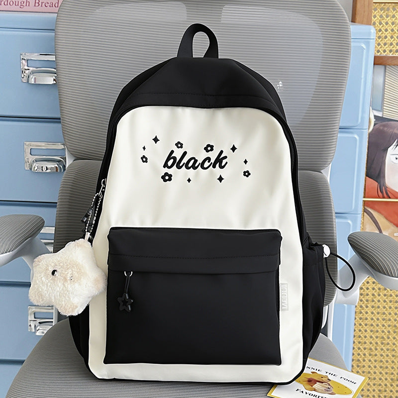 Cute Floral-Embellished Backpack LoungeYard — product view 6
