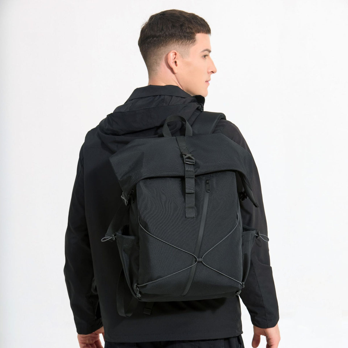 Urban Roll-Top Lightweight Backpack LoungeYard — product view 1